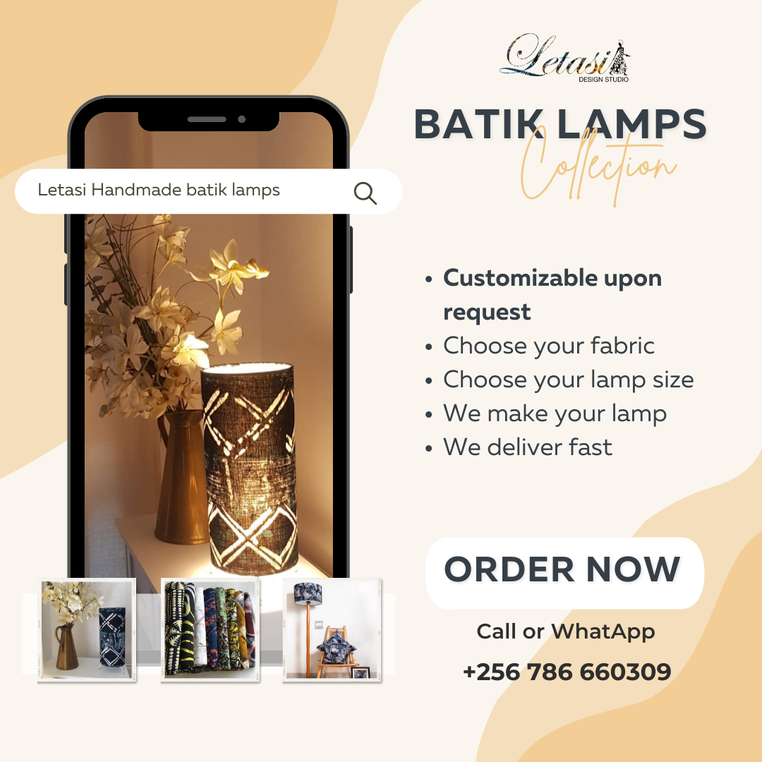 Blue white red table lamp