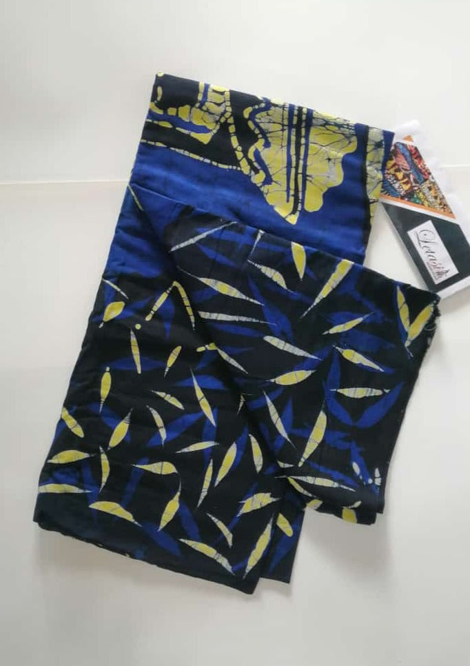 Blue with an African Lady