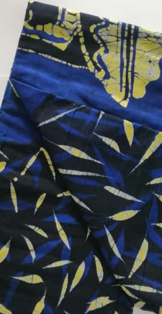 Blue with an African Lady
