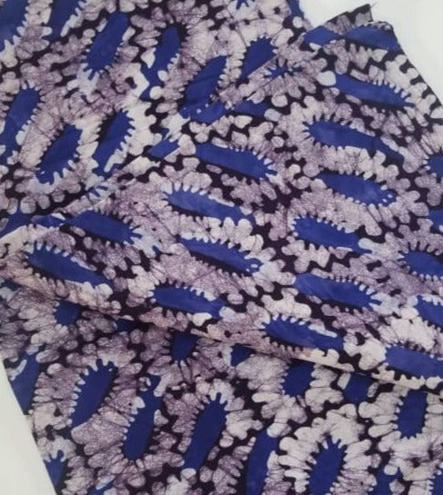 Blue and white prints