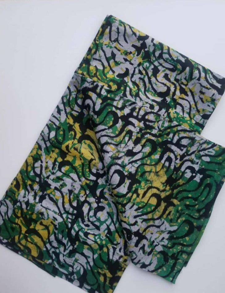 Multicolored Batik Fabric