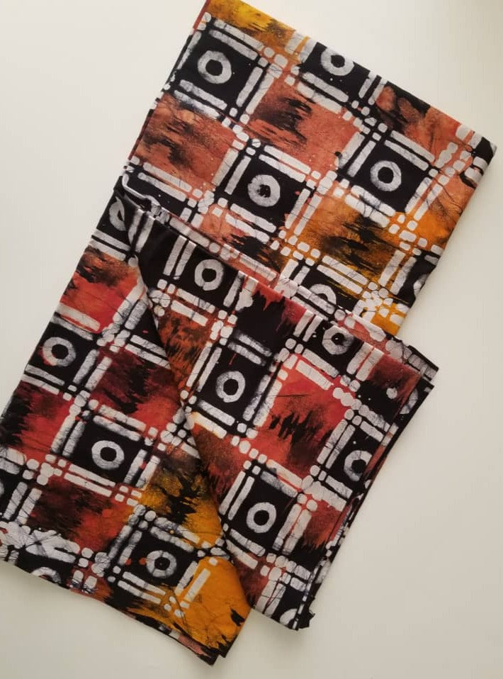 Multi Colored Batik Fabric