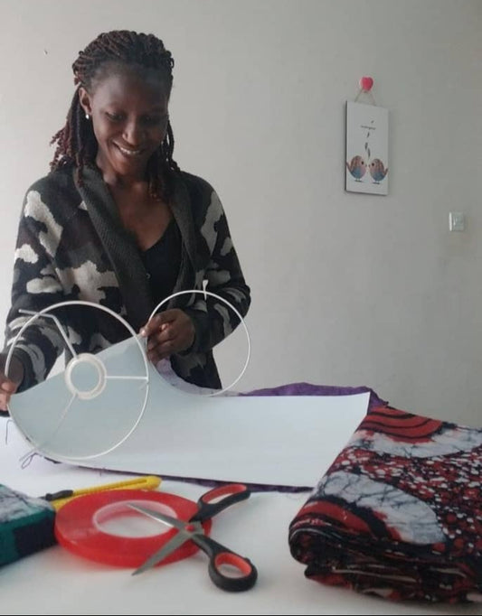 Batik Fabric Lamp Making workshop, Uganda