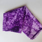 Purple And White Batik Fabric