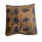 Yellow Black star cushion