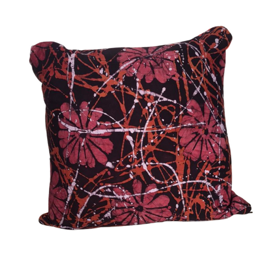 Red flower with splatter