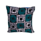 Teal Flower cushion
