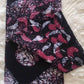 Black Squares with pink and white Prints
