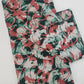 Green red with white waves