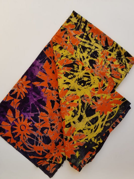 Multicolored Batik Fabric