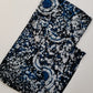 Blue and white printed Batik Fabric