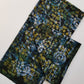 Green Flowers With Blue printed Batik Fabrics