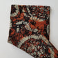 Brown with White  Circles Batik Fabric