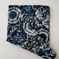 Blue and white printed Batik Fabric