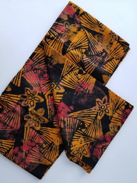 Black and Mustard Yellow Flowers