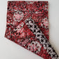 Pink Flowers with white and Black Patterns Fabric