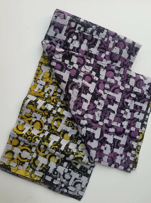 multicolored batik Fabric