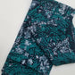 Green And White Printed Batik Fabric