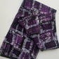 Purple with Black and white shades Batik Fabric