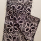 Black And White Fabric With Flowers and Doted Prints