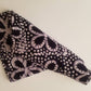 Black And White Fabric With Flowers and Doted Prints