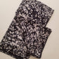 Navy Blue with printed white Dots Batik Fabric