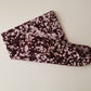 Maroon And White Printed Batik Fabric