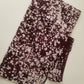 Maroon And White Printed Batik Fabric