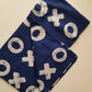Blue And White Printed Batik Fabric