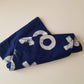 Blue And White Printed Batik Fabric