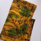 Yellow And Green Printed Batik Fabric