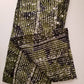White Doted Green Batik Fabric
