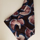 Coffee Brown Printed Batik Fabric